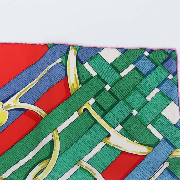 HERMES Authentic Black Silk Scarf - Picture 3 of 9